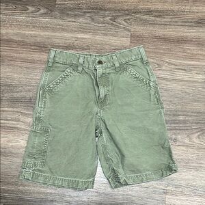 Men's Green Cargo Shorts